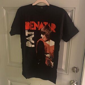 Pat Benatar Black and Red Graphic Tee